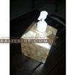 balishine This hand soap bottle holder is produced in Bali made from mdf wood and white shell. 