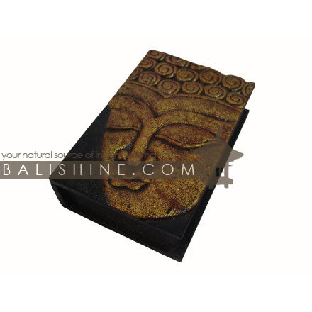 Balishine: Your natural source of indonesian handicraft presents in its Home Decor collection the Rectangular Box:12MUL45337:This rectangular boxe is produced in Indonesia made from albasia wood.  Same as picture
