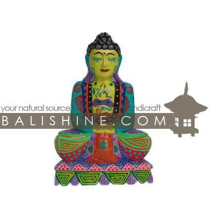 Balishine: Your natural source of indonesian handicraft presents in its Home Decor collection the Albesia Buddha Statue:12KAG3430:This buddha statue is a handicraft of Bali made from albesia wood.  Full color