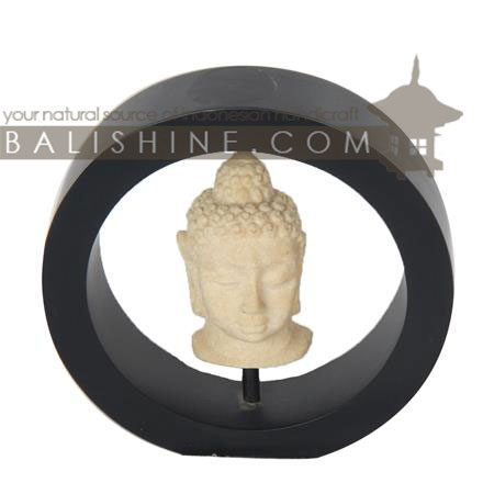 Balishine: Your natural source of indonesian handicraft presents in its Home Decor collection the Budha Statue:12KLJ37304:This budha statue is produced in Bali and made from natural limestone with MDF wood.  
