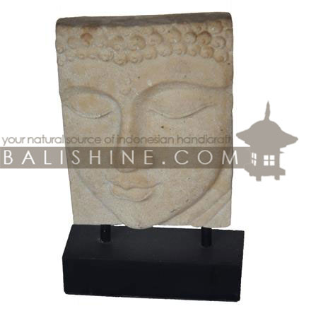 Balishine: Your natural source of indonesian handicraft presents in its Home Decor collection the Budha Statue:12KLJ37305:This budha statue is produced in Bali and made from natural limestone with MDF wood.  