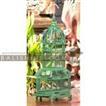 balishine This bird cage is a handicraft of Indonesia made from wood.