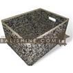 balishine This rectangular box is produced in Indonesia made from rafia.