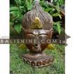 balishine This buddha head statue is a handicraft of Bali made from albesia wood.
