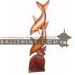 balishine This dolphin is produced in Bali made from jempinis wood.