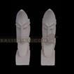 balishine This set of 2 statues is a handicraft of Bali made from natural white lime stone.