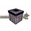 balishine This square tissu boxe is produced in Indonesia made from palm tree and coconut root with textile.