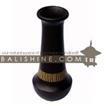 balishine This vase is produced in Bali made from mango wood and formating  by the skin of coconut shell.