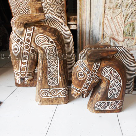 Balishine: Your natural source of indonesian handicraft presents in its Home Decor collection the Statue:12VIC37781:This horse statue is produced in Bali and made from natural Suar wood.  