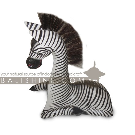 Balishine: Your natural source of indonesian handicraft presents in its Home Decor collection the Wooden Zebra Seating:12TRE38696:This beatiful zebra handmade statue is made from albasia wood.  