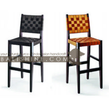 Balishine: Your natural source of indonesian handicraft presents in its Home Decor collection the Teak Wood and Leather Bar Stool:114MNF665860:This barstool chair is produced in indonesia, made from teak wood and leather.  This furniture is made from high quality teak wood grade A premium. Natural, chocolate or dark color.