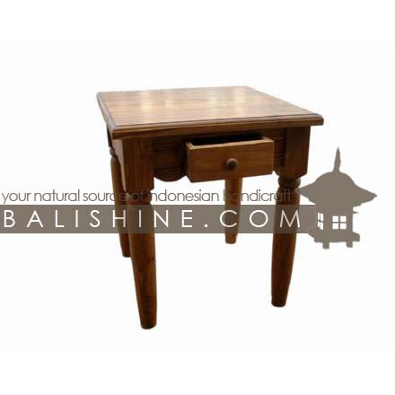 Balishine: Your natural source of indonesian handicraft presents in its Home Decor collection the Bedside:114GEN303878:This square bedside with 1 drawer is produced in indonesia, made from teak wood.  Natural, chocolate or dark color