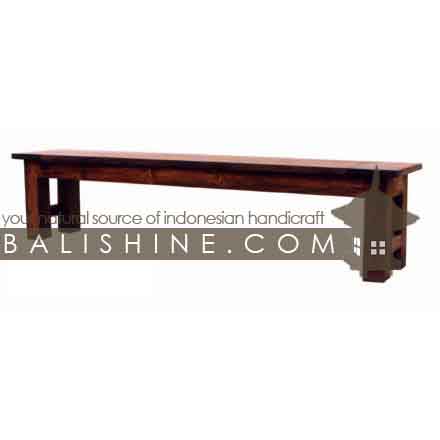 Balishine: Your natural source of indonesian handicraft presents in its Home Decor collection the Bench:114SRI663866:This bench is produced in indonesia, made from teak wood  Natural, chocolate or dark color
