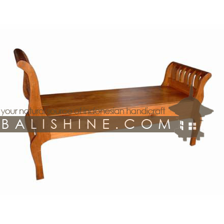 Balishine: Your natural source of indonesian handicraft presents in its Home Decor collection the Bench KArtono:114SRI663870:This bench is produced in indonesia, made from teak wood  Natural, chocolate or dark color