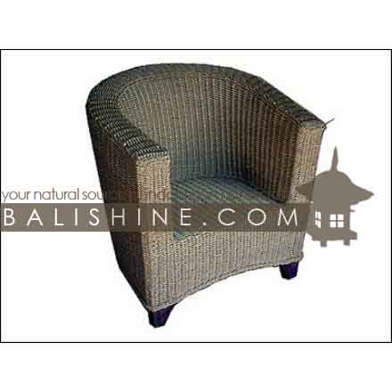 Balishine: Your natural source of indonesian handicraft presents in its Home Decor collection the Chair:114SRI444068:This chair is produced in indonesia, made from seagrass and teak wood. This price is without cushion.  Several materials are available : seagrass, banana leaf or rotan