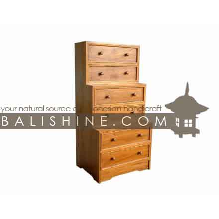 Balishine: Your natural source of indonesian handicraft presents in its Home Decor collection the Console:114GEN293827:This console is produced in indonesia, made from teak wood. It has 5 drawers  Natural, chocolate or dark color