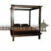 balishine This bed is produced in indonesia, made from teak wood.