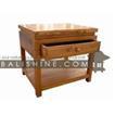 balishine This square bedside with 1 drawer is produced in indonesia, made from teak wood.