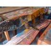 balishine This bench is produced in indonesia, made from old recycled boat wood.