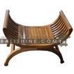 balishine This bench is produced in indonesia, made from teak wood.