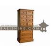balishine This chest is produced in indonesia, made from teak wood. It has 13 drawers.