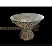 balishine This round coffee table is a handicraft of Bali made from recycled drift wood with glass 8mm.