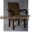 balishine This dining chair is produced in indonesia, made from seagrass.