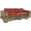 balishine This sofa is produced in indonesia, made from banana and teak wood. This price is without cushion.