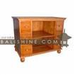 balishine This TV stand is produced in indonesia, made from teak wood. It has 6 drawers.