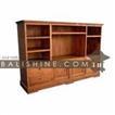 balishine This TV stand is produced in indonesia, made from teak wood. It has 4 drawers and 2 doors.