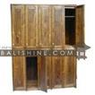 balishine This wardrobe with 10 doors is produced in indonesia, made from teak wood.