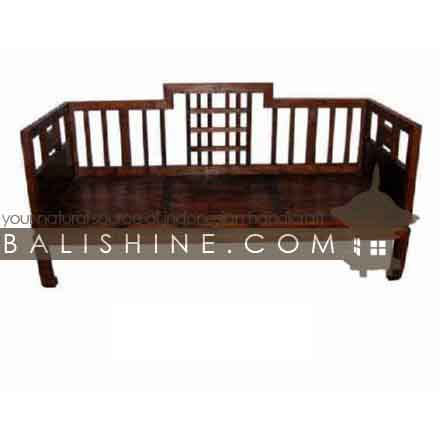 Balishine: Your natural source of indonesian handicraft presents in its Home Decor collection the Sofa:114SEF444615:This sofa is produced in indonesia, made from teak wood. This price is without cushion.  Natural, chocolate or dark color