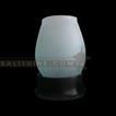 balishine This candle holdler is produced in Bali made from glass and wood