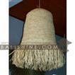 balishine This lamp shade produced in Indonesia is made from natural palm rafia.