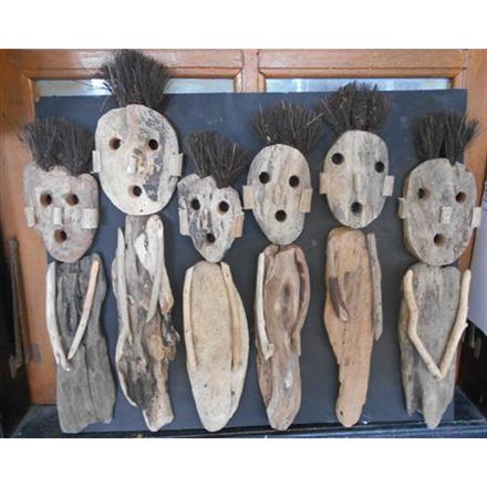 Balishine: Your natural source of indonesian handicraft presents in its Home Decor collection the Family Board Wall Decor 50 x 40 cm:17DF508651:This family board wall decor is made from petrified wood.  