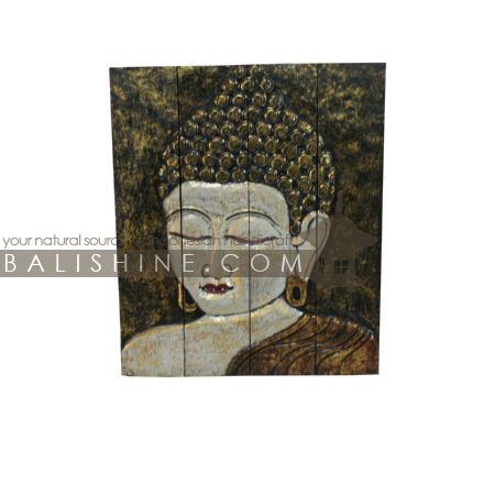 Balishine: Your natural source of indonesian handicraft presents in its Home Decor collection the Budha Panel:17OKA506869:This frame is a handicraft of Bali made from albesia wood.  