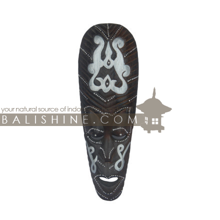 Balishine: Your natural source of indonesian handicraft presents in its Home Decor collection the Mask:17YOG476890:This mask is a handicraft of Bali made from albesia wood.  