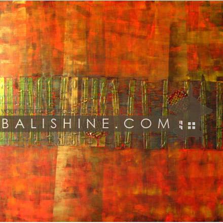 Balishine: Your natural source of indonesian handicraft presents in its Home Decor collection the Painting:17MAG494253:This painting is produced in Bali by artists coming from the Bali art school and from the art village of Ubud. We produced our own canvas to have the highest quality and also import our acrylic colors from germany.  It is made from acrylic-painting on a canvas with coaster and recycle paper.