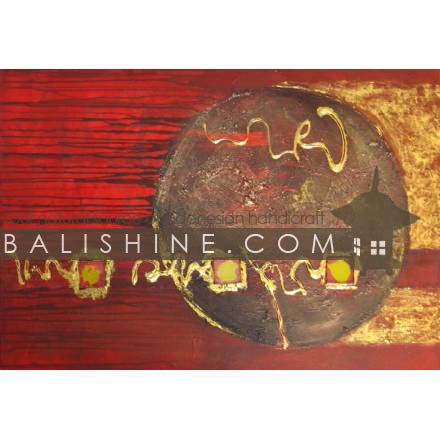 Balishine: Your natural source of indonesian handicraft presents in its Home Decor collection the Painting:17MAG494397:This painting is produced in Bali by artists coming from the Bali art school and from the art village of Ubud. We produced our own canvas to have the highest quality and also import our acrylic colors from germany.  It is made from acrylic-painting on a canvas with glass.