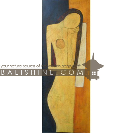 Balishine: Your natural source of indonesian handicraft presents in its Home Decor collection the Painting:17SPS495304:This painting is produced in Bali by artists coming from the Bali art school and from the art village of Ubud. We produced our own canvas to have the highest quality and also import our acrylic colors from germany.  It is made from acrylic-painting on a canvas.