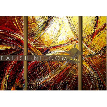 Balishine: Your natural source of indonesian handicraft presents in its Home Decor collection the Painting:17SPS495372:This painting is produced in Bali by artists coming from the Bali art school and from the art village of Ubud. We produced our own canvas to have the highest quality and also import our acrylic colors from germany.  It is made from acrylic-painting on a canvas.