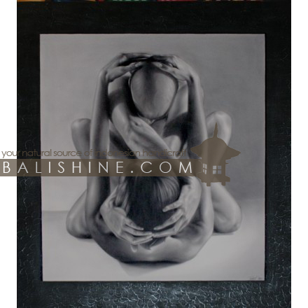 Balishine: Your natural source of indonesian handicraft presents in its Home Decor collection the Painting:17SPS496267:This painting is produced in Bali by artists coming from the Bali art school and from the art village of Ubud. We produced our own canvas to have the highest quality and also import our acrylic colors from germany.  It is made from acrylic-painting on a canvas.