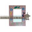 balishine This rectangular mirror is a handicraft of Bali made from mosaic.