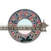 balishine This round mirror is a handicraft of Bali made from mosaic.