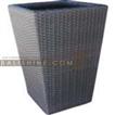 balishine This box is produced in Indonesia and made from aluminium with synthetique rottan finishing.