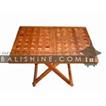 balishine This fordable square table is produced in indonesia, made from teak wood