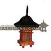balishine This 'Temple' garden light is a handicraft of Bali. made from durian wood  a type of hard forest wood and from leaf of tuak tree.