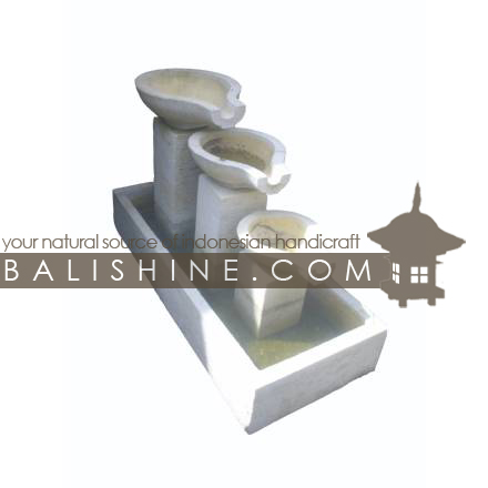 Balishine: Your natural source of indonesian handicraft presents in its Outdoor collection the Water Fountain:218UJP3707:This water fountain is produced in Indonesia, made from cement.  Sold without pump. It you want purchase a pump, let us know and we will quote it for you.