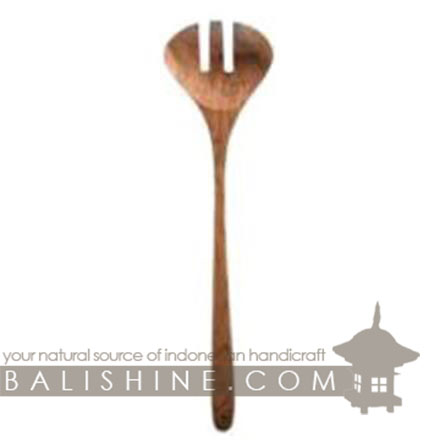 Balishine: Your natural source of indonesian handicraft presents in its Tableware collection the Fork:632WAS7109:This fork is produced in Bali made from natural old teak wood with coconut oil finishing.  