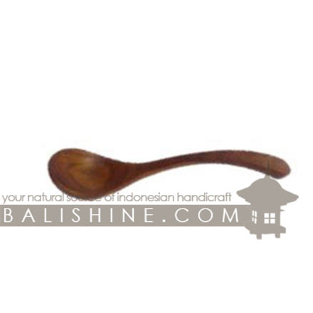 Balishine: Your natural source of indonesian handicraft presents in its Tableware collection the Ladle:632WAS7090:This ladle is produced in Bali made from natural old teak wood with coconut oil finishing.  